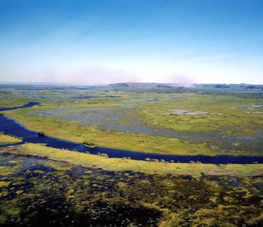 Kakadu National Park et en fond la Terre d'Arnhem