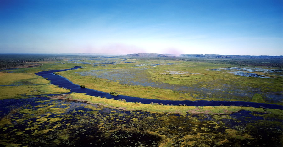 Kakadu National Park et en fond la Terre d'Arnhem