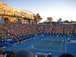 Le Melbourne Park ou se déroule l'Open d'Australie