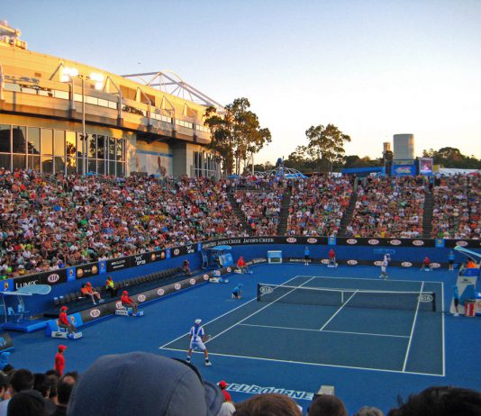 Le Melbourne Park ou se déroule l'Open d'Australie