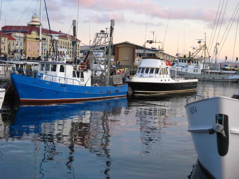 Port de Hobart -Capitale de la Tasmanie