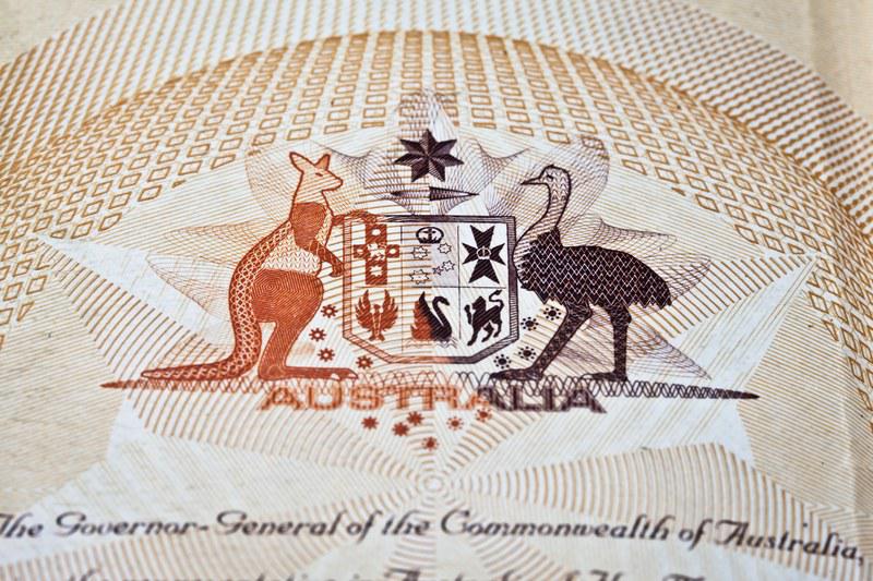 Passeport australien et emblème du pays