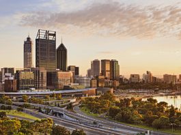 Perth, capitale de Western Australia