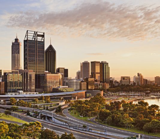 Perth, capitale de Western Australia