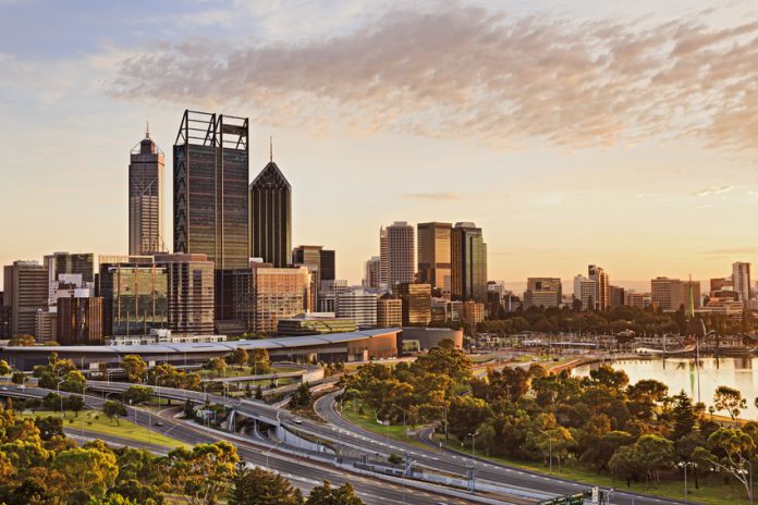 Perth, capitale de Western Australia