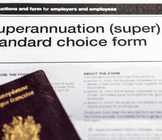 Formulaire de demande de superannuation