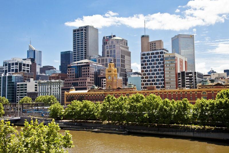 Le Central Business District et la Yarra River