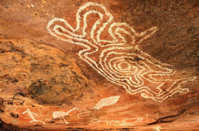 Peinture rupestre aborigéne