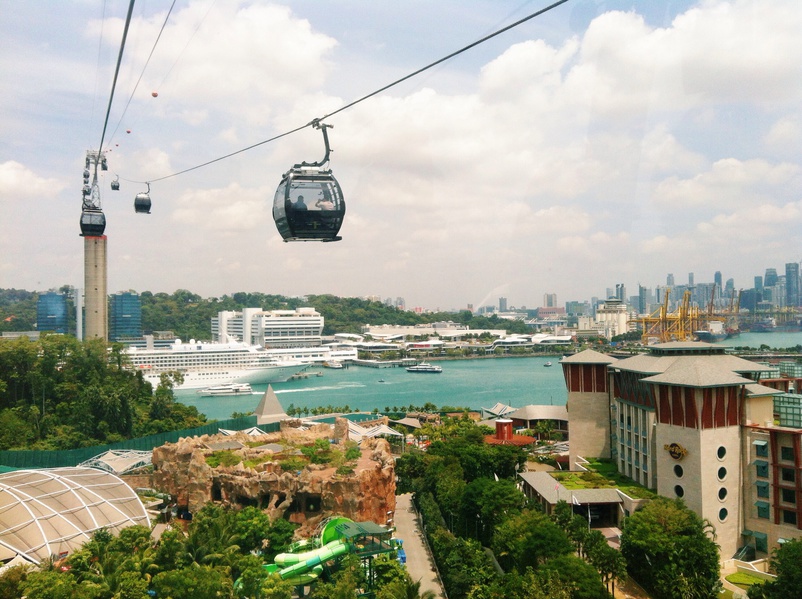 Les Cable Car de Singapour