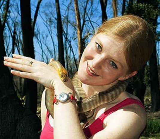 georgina, attrapeuse de serpents