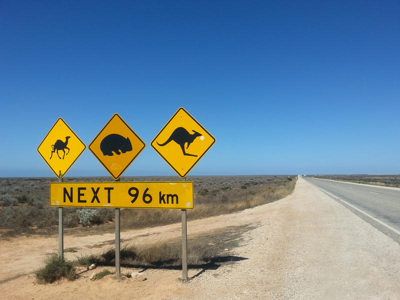 roadsign australien