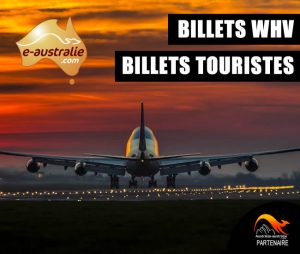 Vols whv et touristes e-Australie
