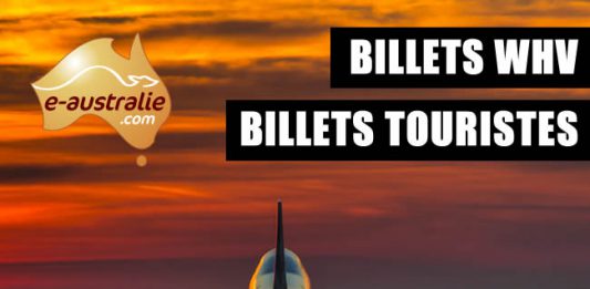 Vols whv et touristes e-Australie