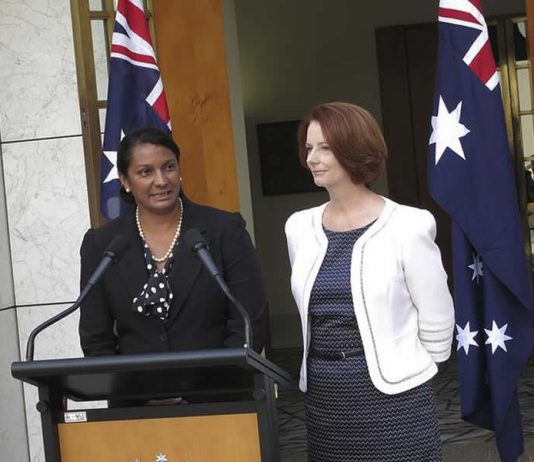 Aborigène au parlement