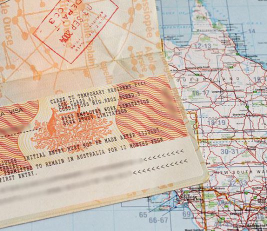 Départ en Australie