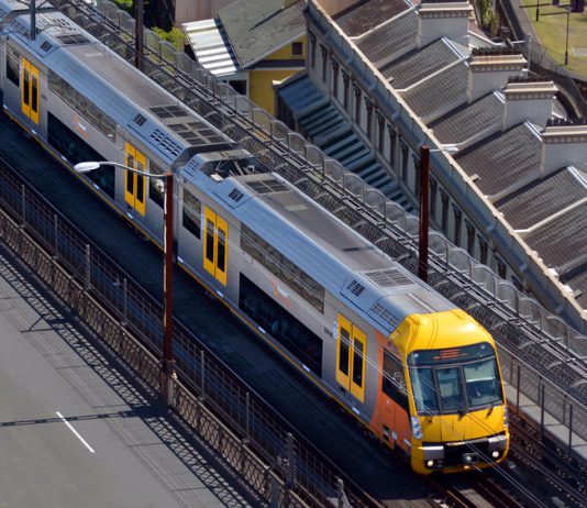 Transports en Australie : train