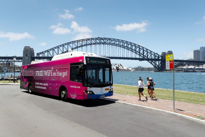 Bus Sydney free wifi
